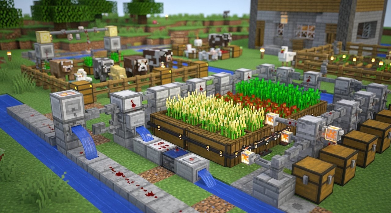 마인크래프트 농사 자동화 모드 추천! 5가지 필수 모드 총정리