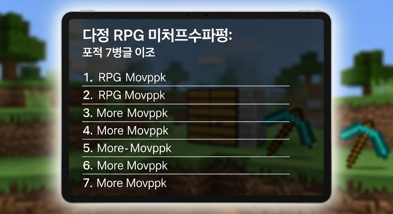 마인크래프트 RPG 모드팩 추천 리스트: 최고의 7가지 총정리