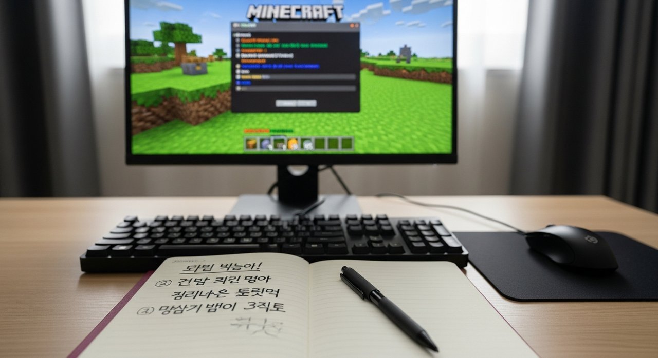 초보 필독! 마인크래프트 명령어 치트 활성화하는 방법 싱글 월드 기준 3단계