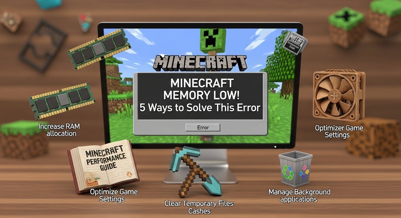 마인크래프트 메모리 부족 오류 해결 방법 5가지 완벽 가이드